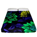 Neon Tropical Green Fitted Sheet (California King Size) View1