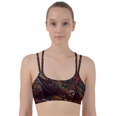 Abstract Art Line Them Up Sports Bra by Dutashop