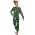 Yellow flowers Kids  Long Sleeve Set  View1