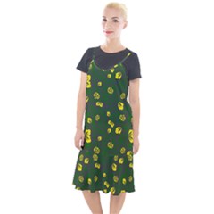 Yellow Flowers Camis Fishtail Dress by Eskimos