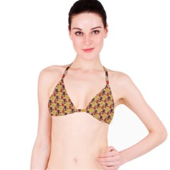 Sea Turtle Sea Life Pattern Bikini Top by Dutashop