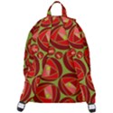 Abstract Rose Garden Red The Plain Backpack View3