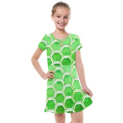 Hexagon Windows Kids  Cross Web Dress by essentialimage365