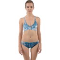 Crystal Blue Tree Wrap Around Bikini Set View1