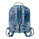 Crystal Blue Tree Flap Pocket Backpack (Small) View3