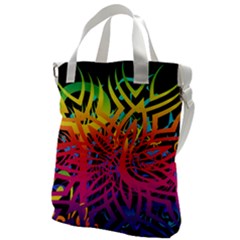 Abstract Jungle Canvas Messenger Bag by icarusismartdesigns