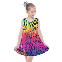 Abstract Jungle Kids  Summer Dress by icarusismartdesigns