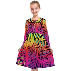 Abstract Jungle Kids  Midi Sailor Dress by icarusismartdesigns