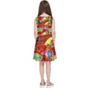 Floral Abstract Kids  Skater Dress View4