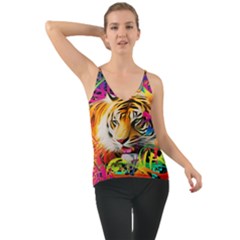 Tiger In The Jungle Chiffon Cami by icarusismartdesigns