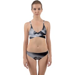 Black And White Snake Wrap Around Bikini Set by ExtraAwesomeSauce