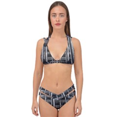 Urban Environment Double Strap Halter Bikini Set by ExtraAwesomeSauce