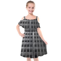 Urban Environment Kids  Cut Out Shoulders Chiffon Dress by ExtraAwesomeSauce