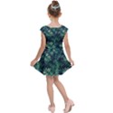 Green leaves Kids  Cap Sleeve Dress View2