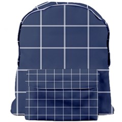 Blue Buffalo Plaid Giant Full Print Backpack by goljakoff