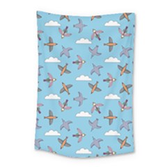 Birds In The Sky Small Tapestry by SychEva