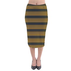 Bandesor99 Velvet Midi Pencil Skirt by kcreatif