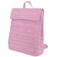 Pink Knitted Pattern Flap Top Backpack by goljakoff