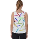 Pen Pencil Color Write Tool Velvet Tank Top View2