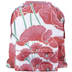 Red Poppy Flowers Giant Full Print Backpack by goljakoff