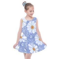 Chamomile Flowers Kids  Summer Dress by goljakoff