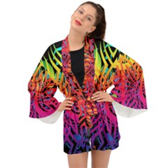 Abstract Jungle Long Sleeve Kimono by icarusismartdesigns