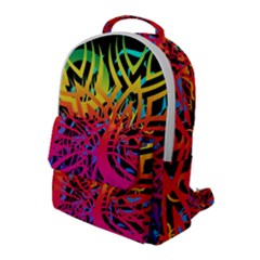 Abstract Jungle Flap Pocket Backpack (large) by icarusismartdesigns