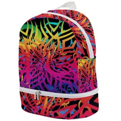 Abstract Jungle Zip Bottom Backpack by icarusismartdesigns