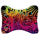 Abstract Jungle Velour Seat Head Rest Cushion View1