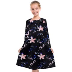 Sparkle Floral Kids  Midi Sailor Dress by Sparkle