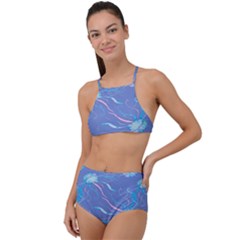 Jelly Fish High Waist Tankini Set by Sparkle