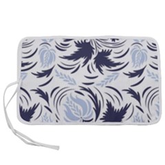 Folk Floral Pattern  Flowers Print  Pen Storage Case (m) by Eskimos