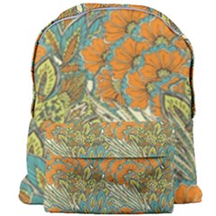 Orange Flowers Giant Full Print Backpack by goljakoff