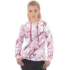 Fleurs De Cerisier Women s Overhead Hoodie by kcreatif