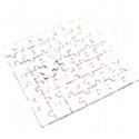 Pattern Marguerites Wooden Puzzle Square View1