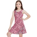 Fancy Ornament Pattern Design Kids  Lightweight Sleeveless Dress View1