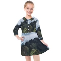 Green Mountain Kids  Quarter Sleeve Shirt Dress by goljakoff