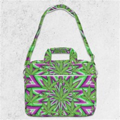 Purple, White, Green, Marijuana, Leaves, Cbdoilprincess  5de76707-e767-40d0-a70d-e7c36407f0a3 Macbook Pro Shoulder Laptop Bag  by CBDOilPrincess1