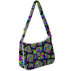 Vibrant Colors Cbdoilprincess 47064993-d0bc-4cda-b403-dc84c3d564a3 Zip Up Shoulder Bag by CBDOilPrincess1