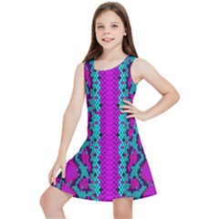 Snake Print Cbdoilprincess 4be14ba2-4032-43e6-a099-7f7e7f0d7362 Kids  Lightweight Sleeveless Dress by CBDOilPrincess1