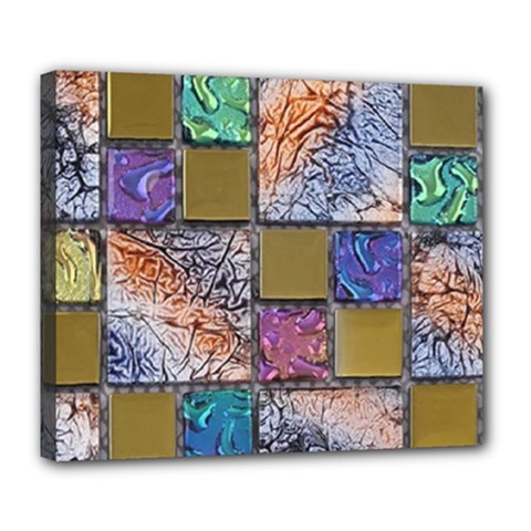 Tiles Cbdoilprincess 4c3ec21c-5cb9-4df3-975d-d1bfcef57dda Deluxe Canvas 24  X 20  (stretched) by CBDOilPrincess1