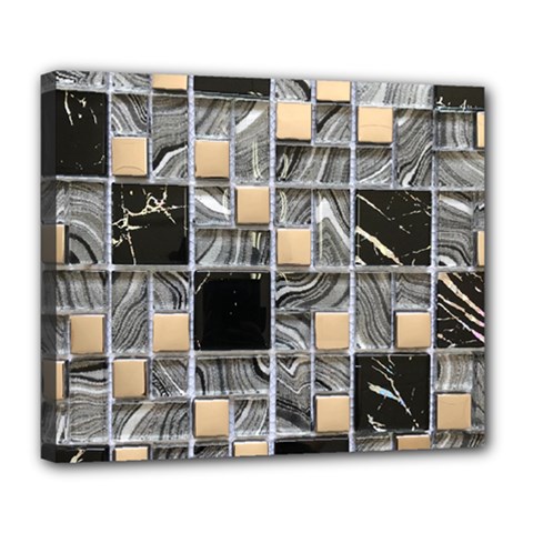 Tiles Cbdoilprincess Db646b3e-83c5-4712-9f61-f4c31fb30546 Deluxe Canvas 24  X 20  (stretched) by CBDOilPrincess1