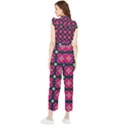 Pattern Of Hearts Women s Frill Top Jumpsuit View2