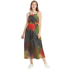 Abstract Paint Drops Boho Sleeveless Summer Dress by goljakoff