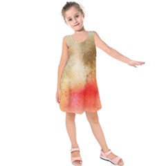 Gold Drops Kids  Sleeveless Dress by goljakoff