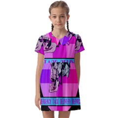 Emergency Taco Delivery Service Kids  Asymmetric Collar Dress by WetdryvacsLair