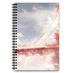 Golden Gate Bridge 5 5  X 8 5  Notebook by goljakoff