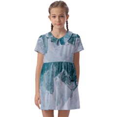 Blue Sea Kids  Asymmetric Collar Dress by goljakoff