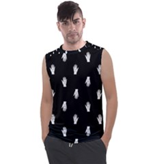 Vampire Hand Motif Graphic Print Pattern 2 Men s Regular Tank Top by dflcprintsclothing