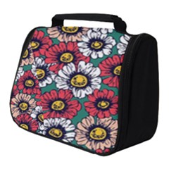 Daisy Colorfull Seamless Pattern Full Print Travel Pouch (small) by Kizuneko